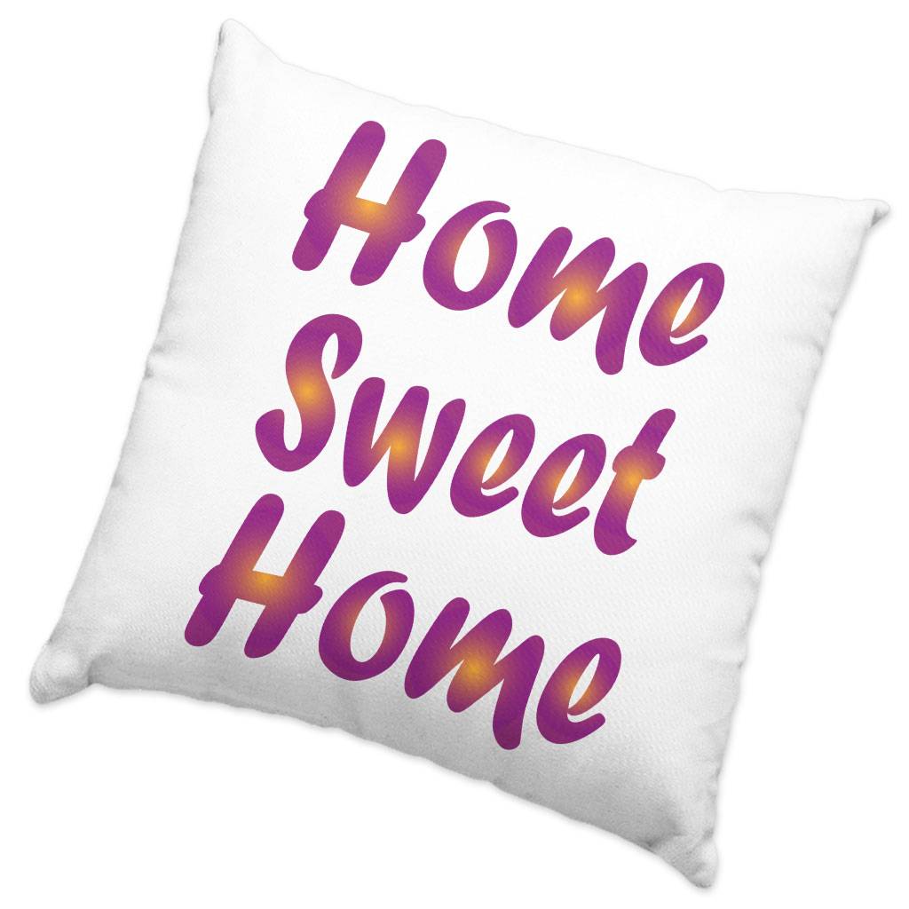 Home Sweet Home Square Pillow Cases – Best Design Pillow Covers – Printed Pillowcases Pillows & Pillow Cases