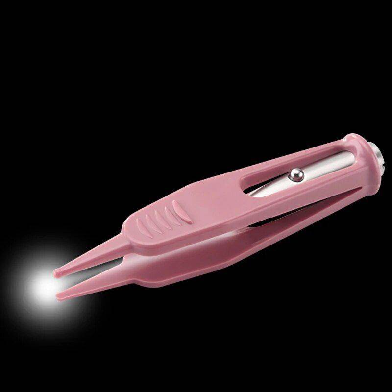 LED Baby Safety Cleaning Tweezers: Ear, Nose & Navel Nail Care