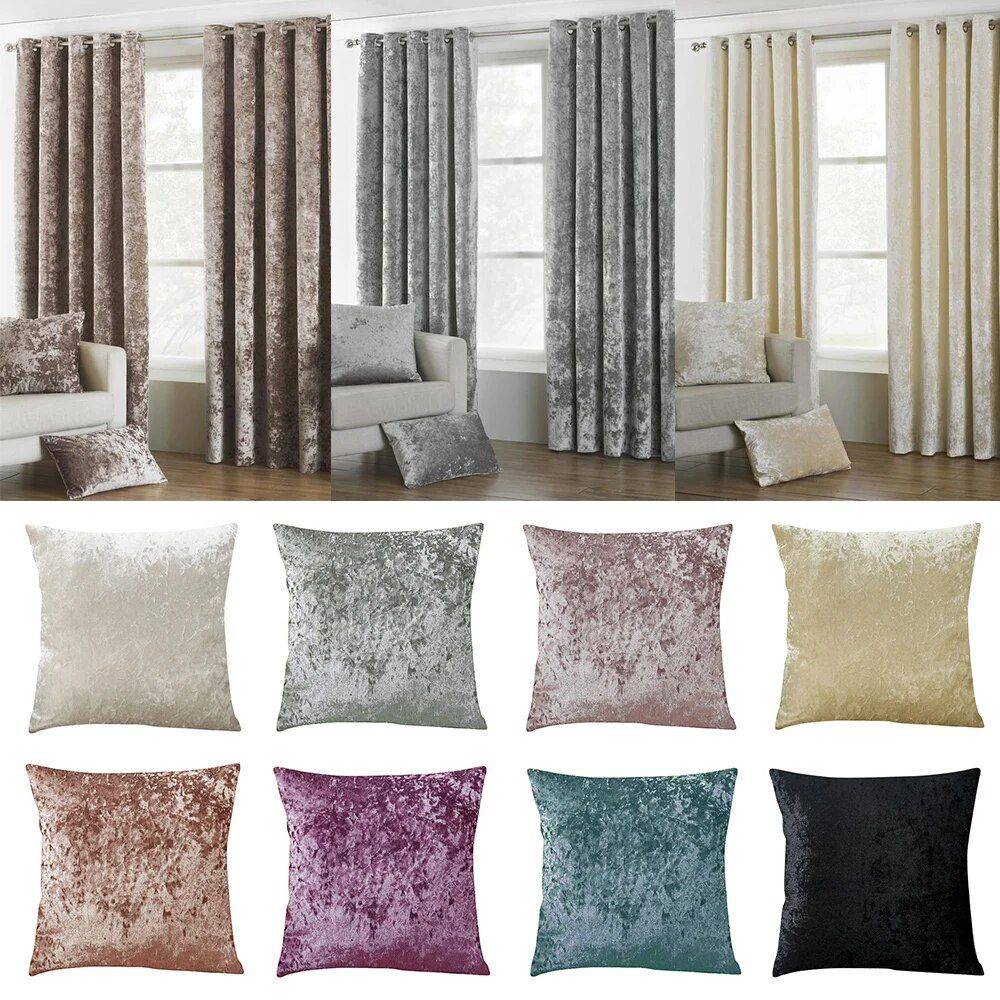 Luxurious Velvet Square Cushion Cover Throw Pillows