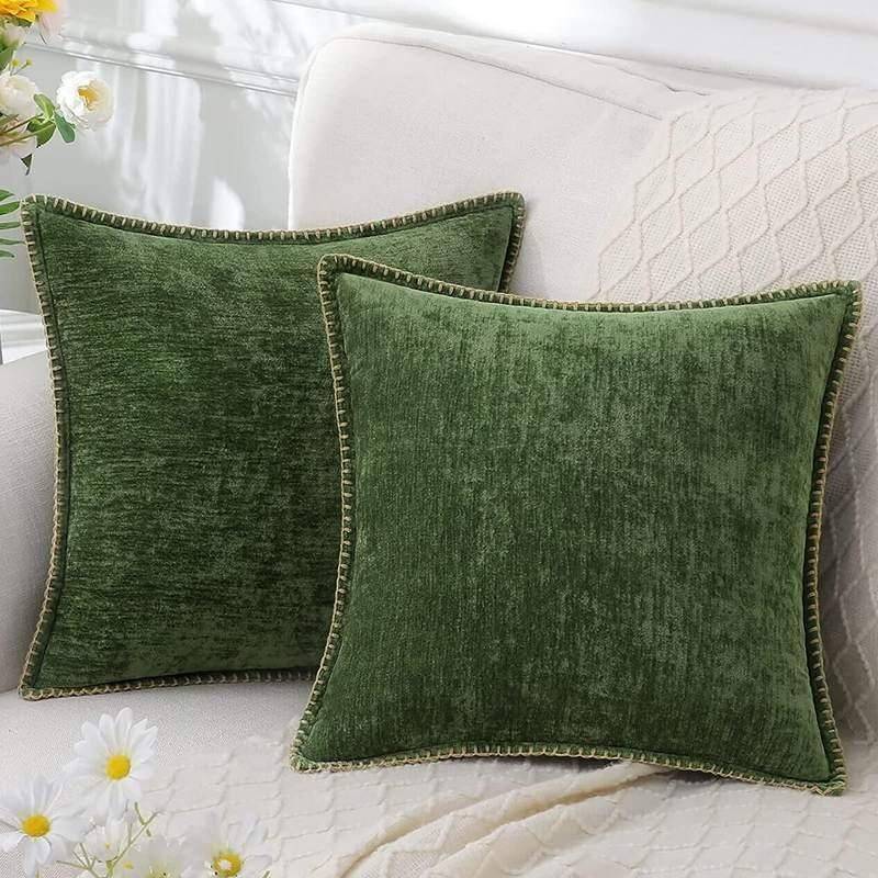 Luxury Chenille Velvet Cushion Cover Throw Pillows