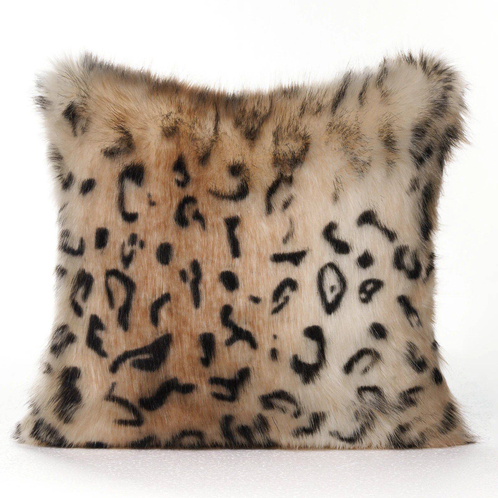 Luxury Tiger Leopard Print Cushion Cover Throw Pillows