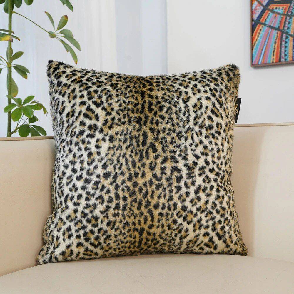 Luxury Tiger Leopard Print Cushion Cover Throw Pillows