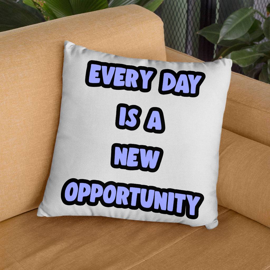 Motivational Quote Square Pillow Cases – Cute Pillow Covers – Printed Pillowcases Pillows & Pillow Cases