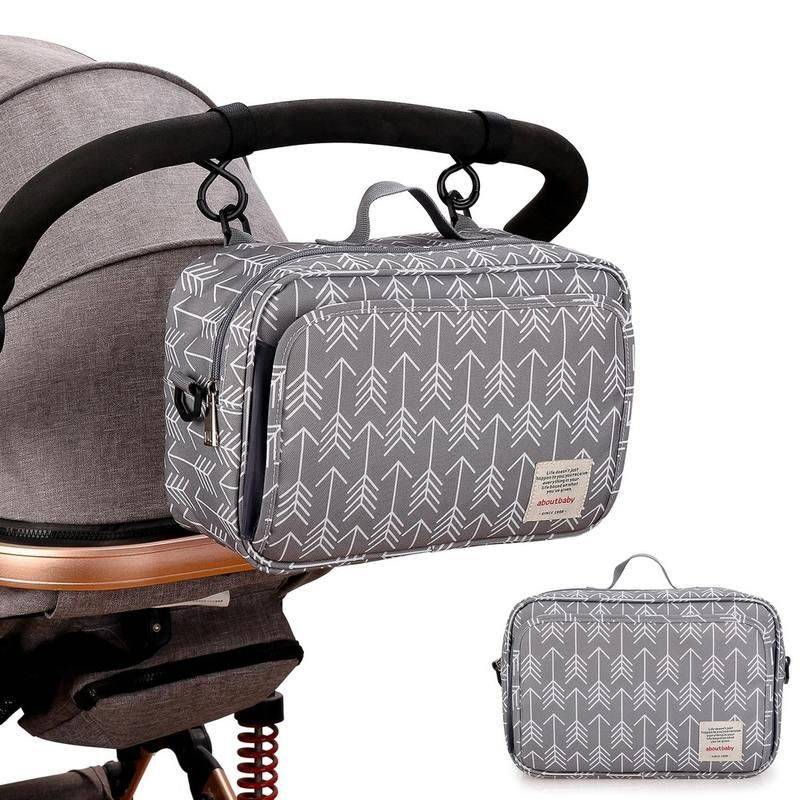 Multifunctional Waterproof Diaper Bag Organizer with Stylish Patterns Diapering