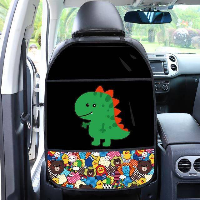 Protective Car Seat Back Cover for Kids – Cartoon Design Car Seats & Accessories