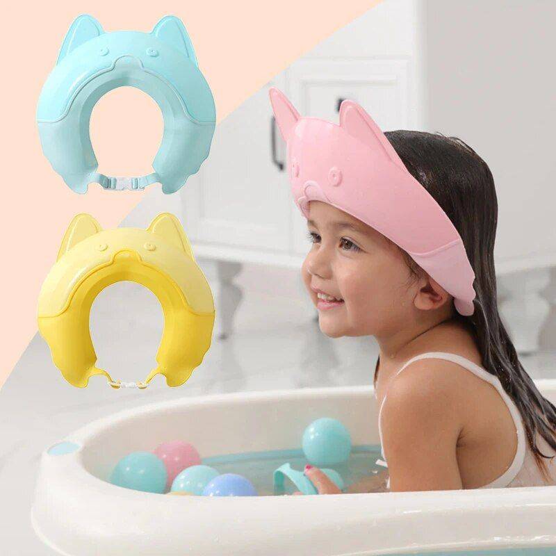 Soft Adjustable Baby Bath Shampoo Shield: Kid-Friendly, Waterproof, Hair Wash Protector Car Seats & Accessories