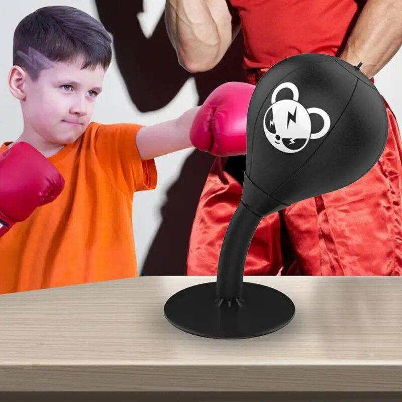 Stress-Busting Desktop Punching Bag: Fun & Durable Reflex Training Ball for All Ages Sport Accessories