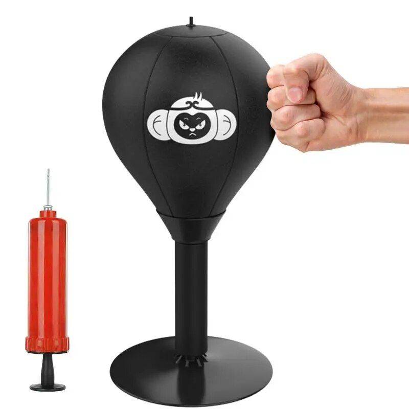 Stress-Busting Desktop Punching Bag: Fun & Durable Reflex Training Ball for All Ages Sport Accessories