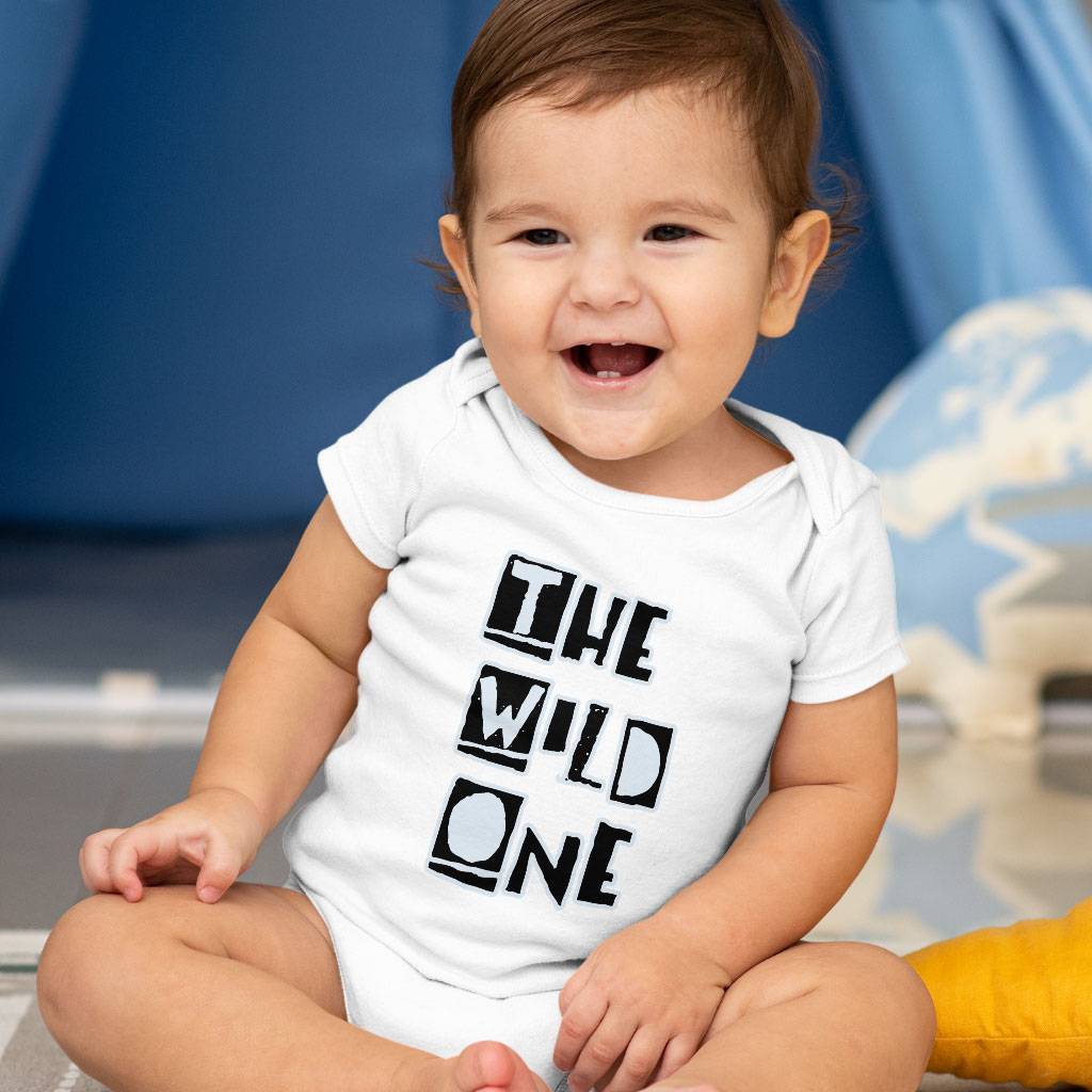 The Wild One Baby Jersey Onesie – Best Design Baby Bodysuit – Trendy Baby One-Piece Apparel