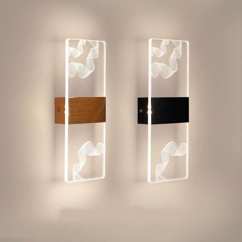 Tricolor LED Wall Light Storage Holders & Racks Shelves