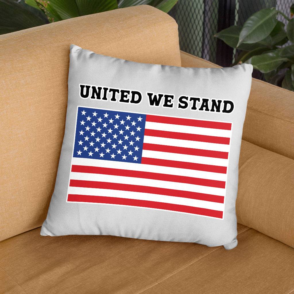 USA Flag Square Pillow Cases – Patriotic Pillow Covers – Trendy Pillowcases Pillows & Pillow Cases